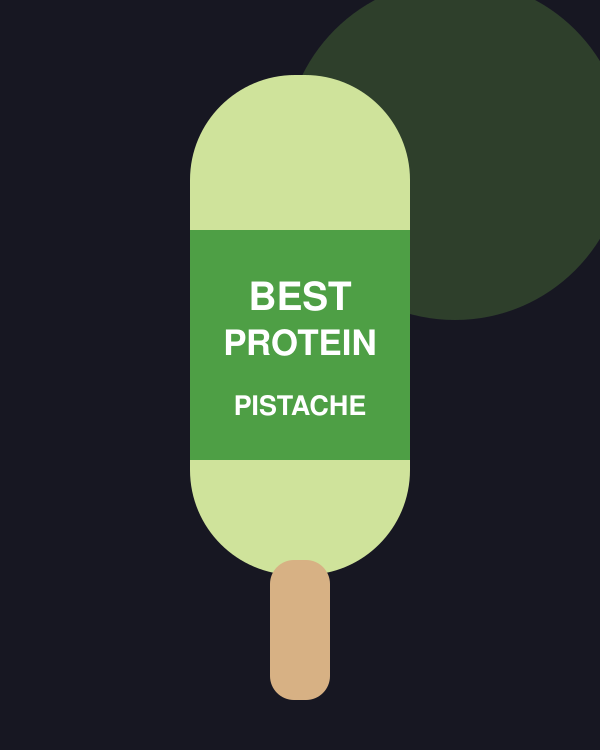 Picolé proteico Best Protein sabor pistache